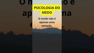 PSICOLOGIA DO MEDO ANSIEDADE [upl. by Aicnerolf454]