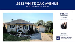 2533 White Oak Avenue Fort Wayne Indiana Homes for Sale  wwwcoldwellhomescom [upl. by Evander586]