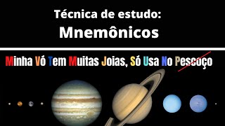 Técnica de memorização mnemônica  Como Estudar e Aprender [upl. by Ayota306]