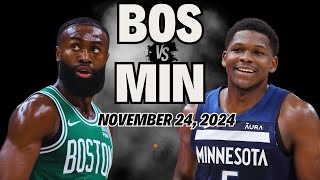 Boston Celtics vs Minnesota Timberwolves Full Game Highlights  November 24 2024 [upl. by Mandi29]