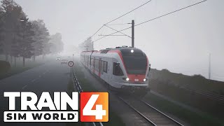 Mit dem Stadler Flirt am nebligen Bodensee  TSW 4 [upl. by Abert]