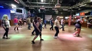 T G I F Line Dance By Jo Thompson Szymanski amp Michele Perron Lesson With Mark At Renegades On 1 10 [upl. by Eelinej]