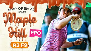 2024 MVP Open  FPO R2F9  Gannon Klein Hansen Tattar  Jomez Disc Golf [upl. by Tran444]