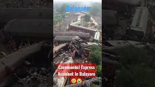 Coromandel express accident  coromandel train accident in balasore  train trainvideo shorts [upl. by Imoyn401]