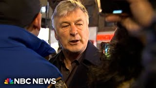 Alec Baldwin clashes with proPalestinian demonstrators [upl. by Netniuq]