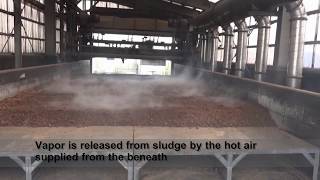 Sludge carbonization plant at a slaughterhouseMeiwa Co Ltd [upl. by Blynn]