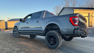 2023 F150 Platinum Leveling Kit and 35x1250 Overview [upl. by Ahsienor197]