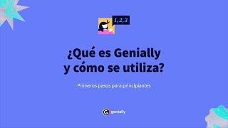 ¿Qué es Genially y cómo se utiliza  Tutorial y primeros pasos para principiantes ✍ [upl. by Polivy344]