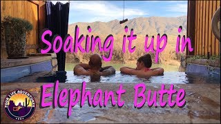 Elephant Butte SP  Riverbend HOT SPRINGS  RV Living [upl. by Whittaker]