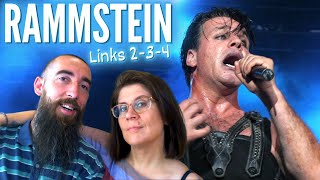 Rammstein  Links 234 REACTION with my wife [upl. by Virgie874]