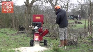 Chipper Shredder Garden Mulcher 15Hp from Titan Pro [upl. by Entruoc761]