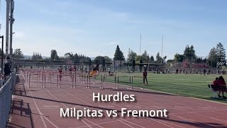 2024 Milpitas vs Fremont Hurdles [upl. by Nero527]