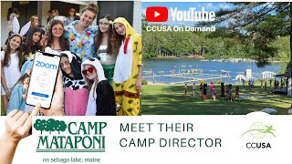 Join Camp Counselors USA and Camp Mataponi as we talk Summer Camp jobs 2023 [upl. by Htebaile231]