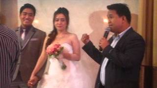 Wedding Closing Remarks Melvin amp Cossete Nuptial [upl. by Powell889]