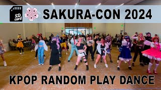 KPOP RANDOM PLAY DANCE  SAKURA CON 2024 SD CARD [upl. by Oht]