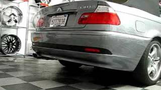 Eisenmann Exhaust on BMW E46 330CI [upl. by Eyr]