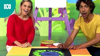 🖌️ Create An IndigenousInspired Painting  Play School  ABC Kids [upl. by Drofniw]