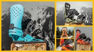 Four Union Bindings 2019 Product Highlights  TransWorld SNOWboarding STOMP Summit [upl. by Sobel948]