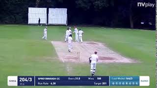 Sprotbrough CC Sun XI v Sheffield Collegiate Sun XI [upl. by Ysirhc]