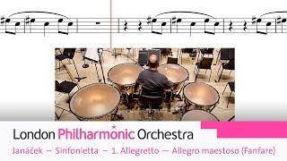 Timpani Moments – Janáček Sinfonietta – 1 Allegretto — Allegro maestoso Fanfare [upl. by Waterman]