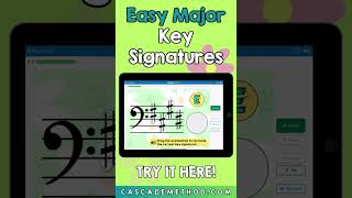 Easy Major Key Signatures  Cascade Method Boom Cards [upl. by Loralee]