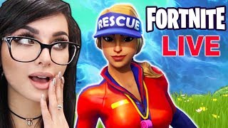 FORTNITE GAMEPLAY amp QampA SSSNIPERWOLF LIVE [upl. by Aianat]