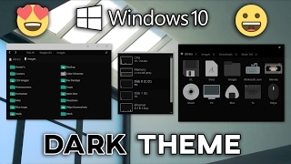 How To Get Full Dark Theme on Windows 10 ─ Complete Black UI [upl. by Malinde421]