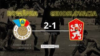 Romania  Cehoslovacia 21 Preliminarii EURO 1972 [upl. by Oicneserc]