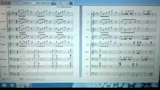 Up Down T Pain  Marching Band Arrangement [upl. by Ikilisav470]