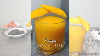 Easy Homemade Mango Smoothie [upl. by Natassia]