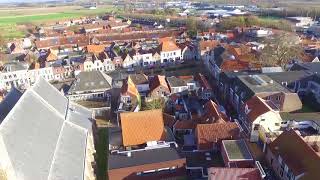 Maartenskerk SintMaartensdijk drone [upl. by Avilla]