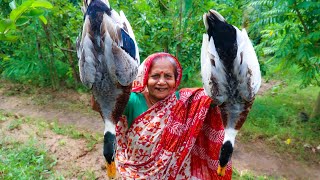 বর্ষার দিনে গ্রাম্য পদ্ধতিতে পাতিহাঁসের পাতি রান্না  Duck curry Recipe [upl. by Ioved]