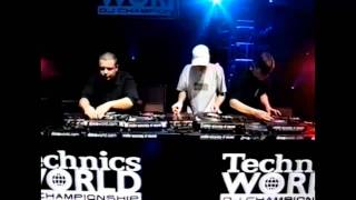 Birdy Nam Nam France  2002 DMC World Team Performance [upl. by Leirum744]