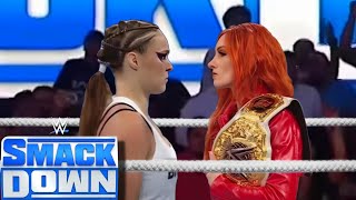 WWE  Ronda Rousey Vs Becky Lynch  WWE July 3 2024 [upl. by Farkas]