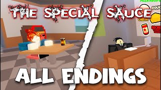 The Special Sauce STORY  All Endings  Full Gameplay ROBLOX [upl. by Rotberg]