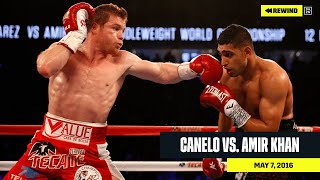 FULL FIGHT  Canelo Alvarez vs Amir Khan DAZN REWIND [upl. by Anneirb]