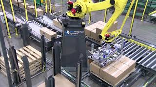 Robotic Case Palletizer  IQF Potatoes  BW Integrated Systems [upl. by Aneetsirhc]