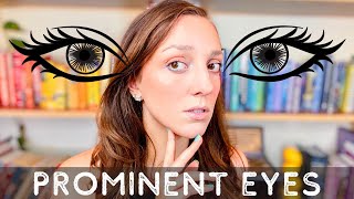 EVERYDAY MAKEUP FOR PROTRUDING EYES  Natural makeup to balance prominent and deep set eyes [upl. by Aitret151]