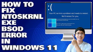 How To Fix Ntoskrnlexe BSOD Error in Windows 1110 [upl. by Enohs45]