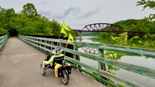 Recumbent trikes on the Mon River Trail System Morgantown WV [upl. by Lee841]