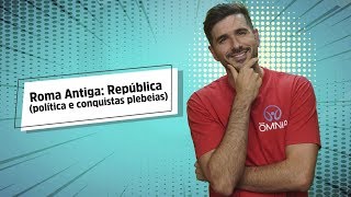 Roma Antiga República política e conquistas plebeias  Brasil Escola [upl. by Airdnax]