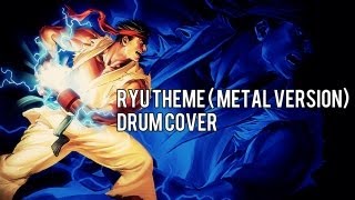 Ryu Theme Song Drum CoverGameplay HADOUUUKEN [upl. by Eirahs]