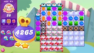 Candy Crush Saga Level 4265 NO BOOSTERS  Hard Level  2 Stars 🌟🌟 [upl. by Joana]