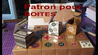 TUTO et PATRON pour boites 55 cm [upl. by Nosyk]