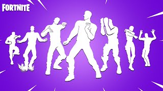 Top 50 Legendary Fortnite Dances amp Emotes Pay It Off Fast Flex Run It Down BTS Without You [upl. by Dnamra]