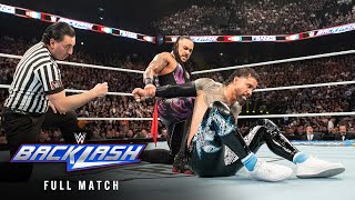 FULL MATCH Damian Priest vs Jey Uso – World Heavyweight Title Match WWE Backlash France [upl. by Megen280]