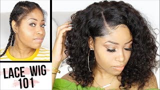 HOW TO APPLY LACE WIG FOR BEGINNERS  EASY [upl. by Laurita]