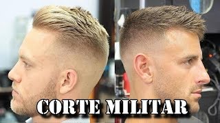 Corte MILITAR 💈✂ Corte de CABELO CURTO Masculino [upl. by Nilesoj]