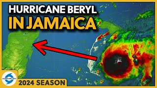 Hurricane Beryl Impacts Jamaica Heading Towards Cayman Islands and Cancun [upl. by Crisey]