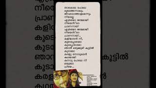 Vannathi pullinu doore🦋 shortsfeed youtubeshorts lyrics ytshorts viral lyricvideo yt shorts [upl. by Inol]